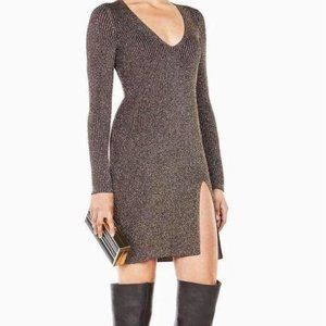 BCBGMAXAZRIA Macki Metallic Tunic Dress Size XXS
